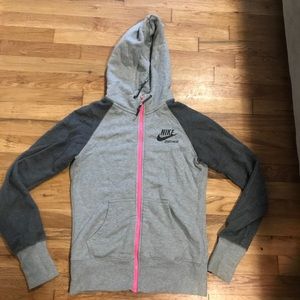 Nike zip up sweatshirt